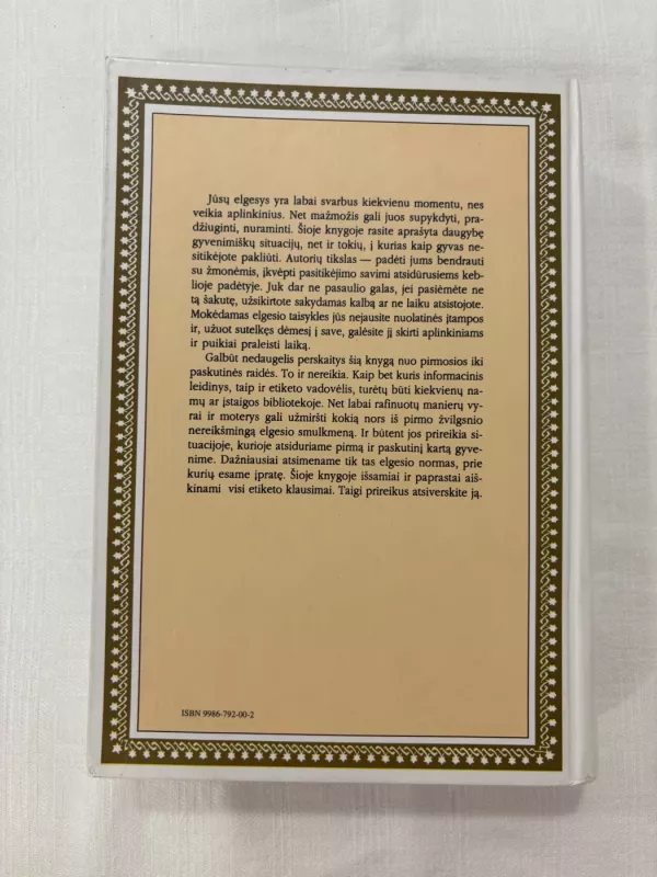 Viskas apie etiketą - Amy Vanderbilt, knyga 5