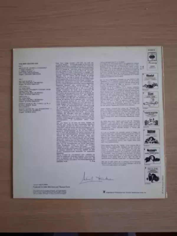 Schubert Greatest Hits - CBS records Inc., plokštelė 3