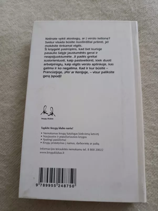 Etiketas keliaujantiems svetur - Andrea Wellnitz, knyga 3