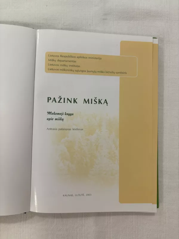 Pažink mišką - Kęstutis Armolaitis, knyga 3