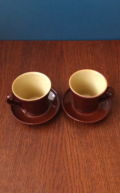 Puodeliai su lėkštute, 120ml, 2vnt. - , namai ir interjeras 4