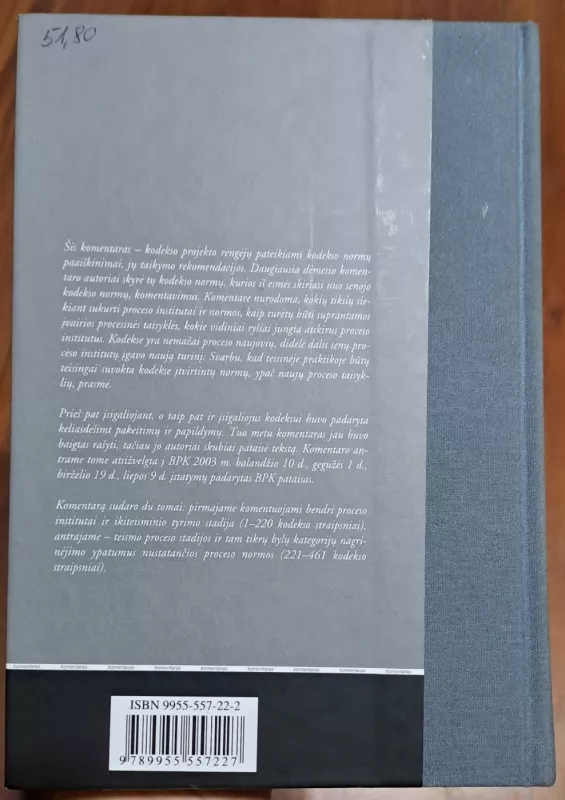 LR Baudžiamojo Proceso Kodekso Komentaras II Dalis - Autorių Kolektyvas, knyga 3