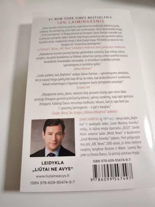 10 % laimingesnis - Dan Harris, knyga 3