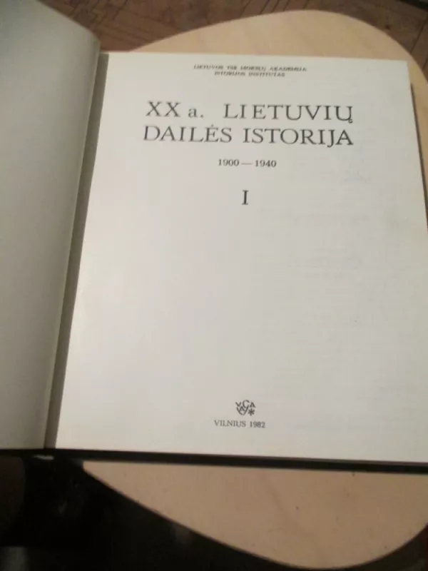 XX a. lietuvių dailės istorija I tomas - Autorių Kolektyvas, knyga 6