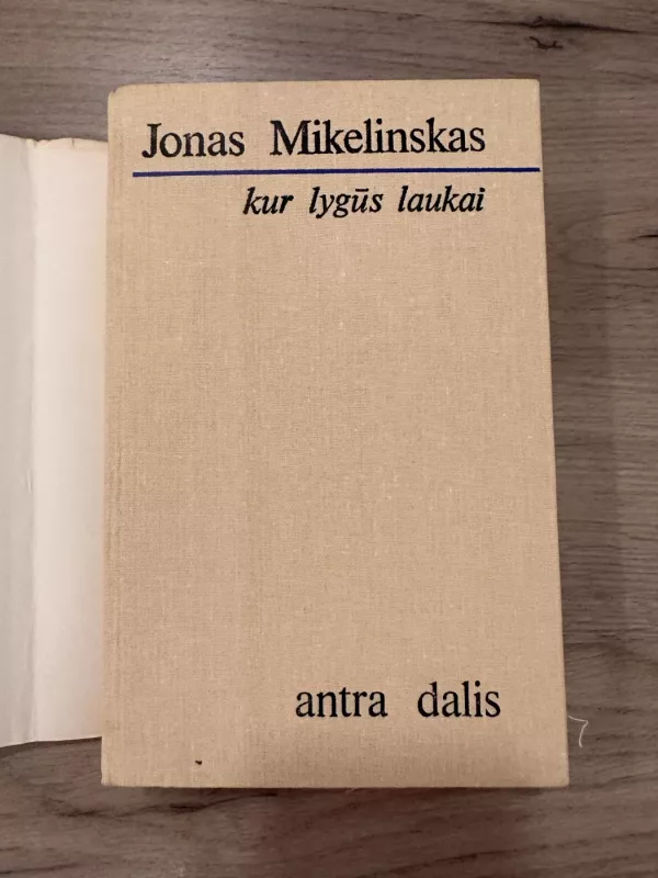 Kur lygūs laukai anta dalis - Jonas Mikelinskas, knyga 3