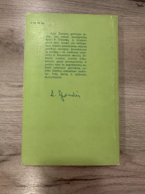 Žemaitė - Adolfas Sprindis, knyga 4