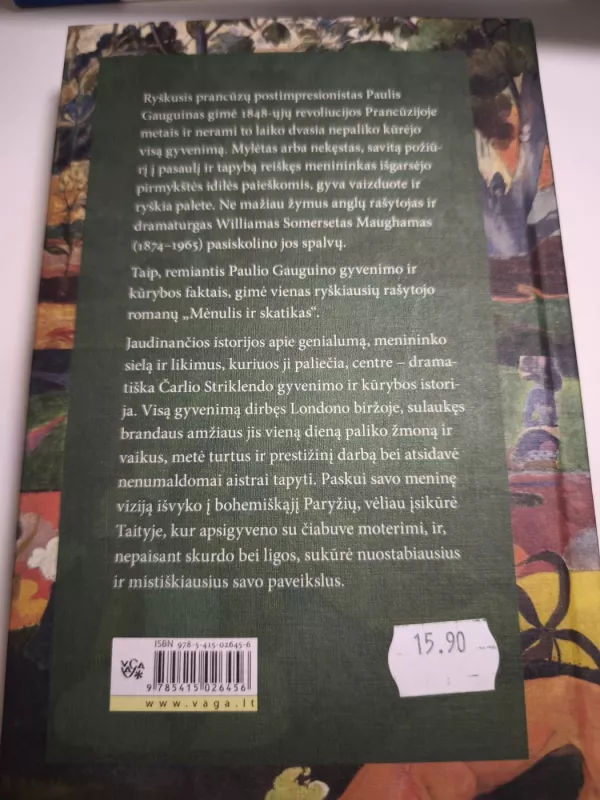 Mėnulis ir skatikas - William Somerset Maugham, knyga 3