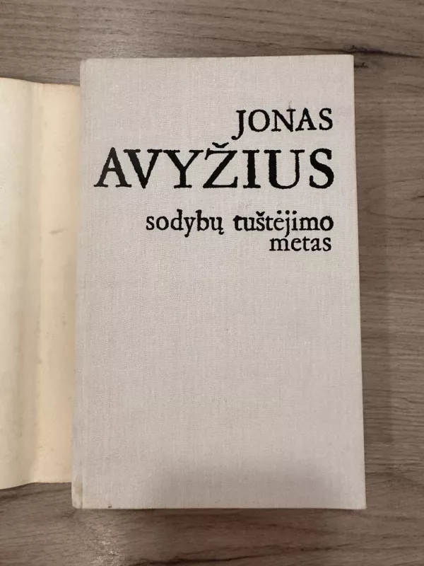 Sodybų tuštėjimo metas (3 knyga) - Jonas Avyžius, knyga 3