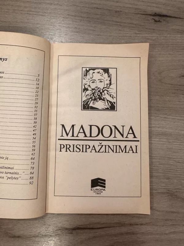 Madona-prisipažinimai - Petras Venclovas, knyga 3