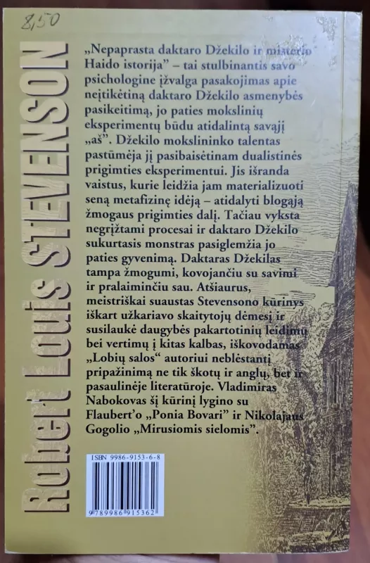Nepaprasta daktaro Džekilo ir misterio Haido istorija - Robert Louis Stevenson, knyga 3
