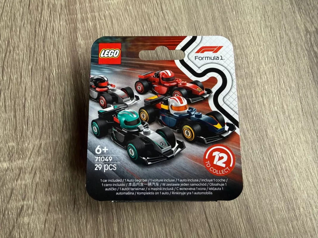 Lego Minifigures F1 Collectible Race Cars Ferrari 71049 - , stalo žaidimas 2
