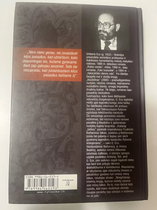 Baudolinas - Umberto Eco, knyga 3