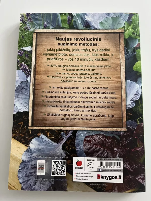 Kvadratinio metro daržas mieste - Mel Bartholomew, knyga 3