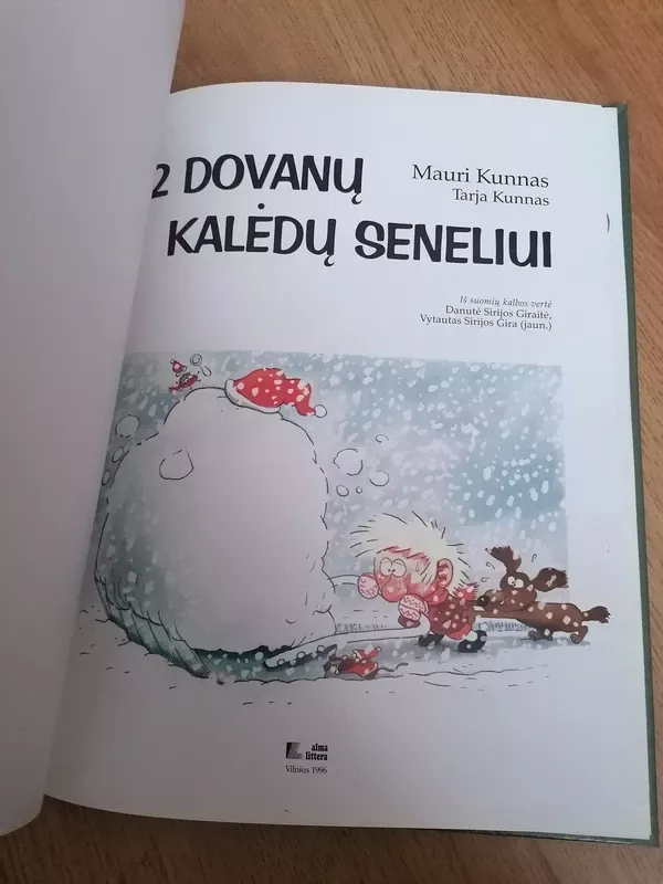 12 dovanų Kalėdų Seneliui - Mauri Kunnas, knyga 3