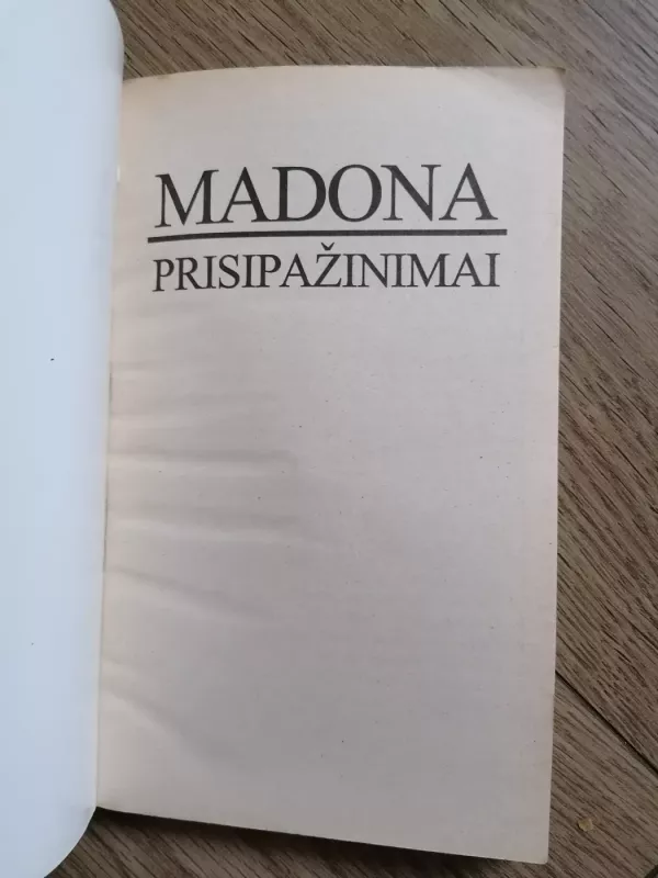 Madona-prisipažinimai - Petras Venclovas, knyga 3