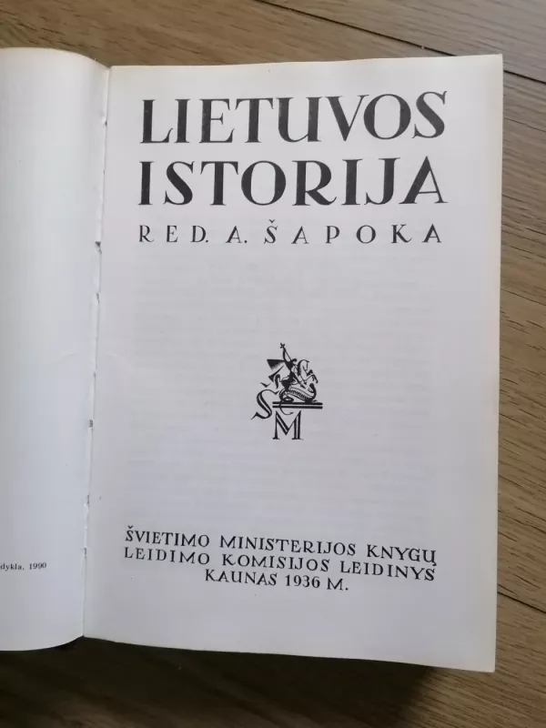 Lietuvos istorija - Adolfas Šapoka, knyga 5