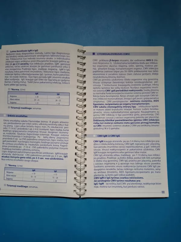 Laboratorinių tyrimų atmintinė - Įvairūs, knyga 6