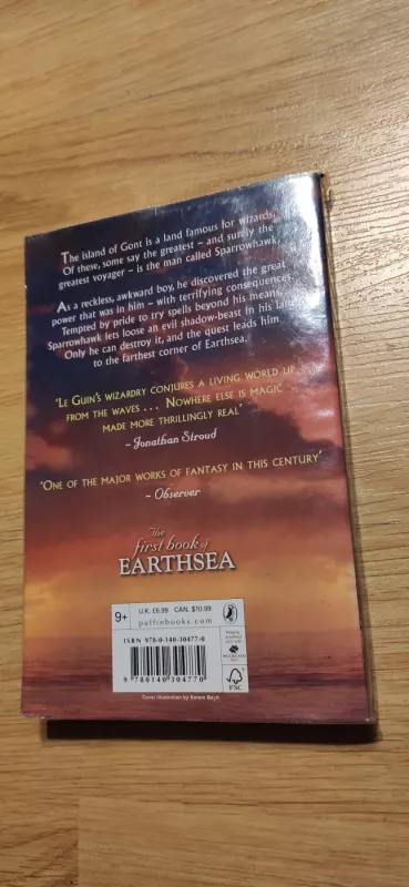 A Wizard of Earthsea - Ursula K. Le Guin, knyga 3