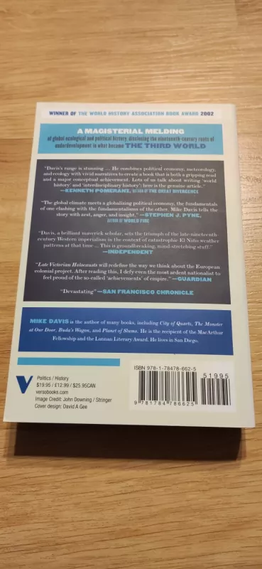 Late Victorian Holocausts: El Niño Famines and the Making of the Third World - Mike Davis, knyga 3