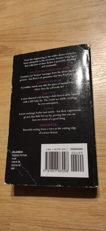 Axiomatic - Greg Egan, knyga 3