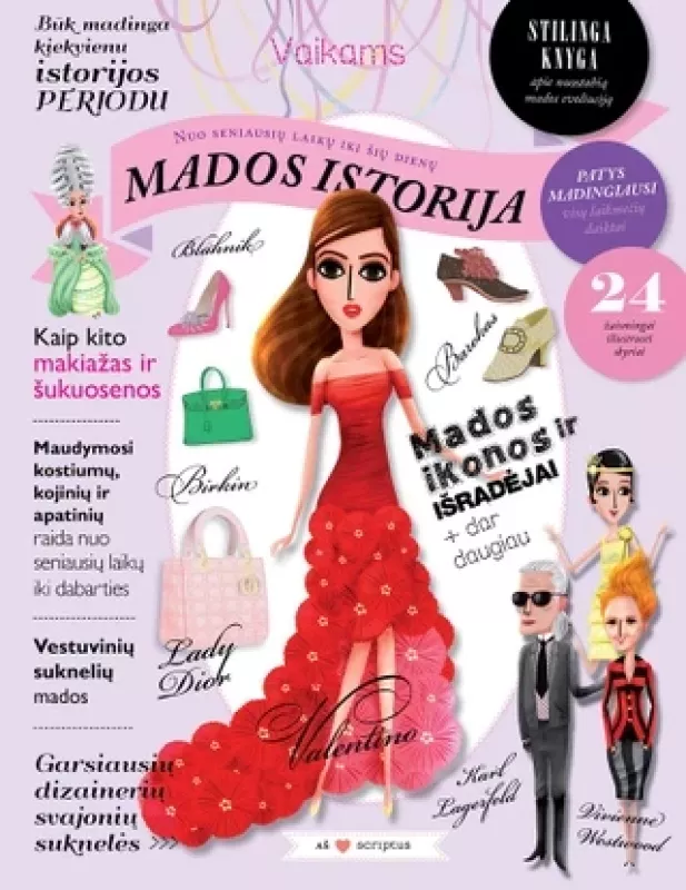 Mados istorija vaikams - Jana Sedlačkova, knyga 2