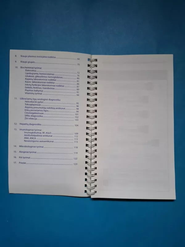 Laboratorinių tyrimų atmintinė - Įvairūs, knyga 4