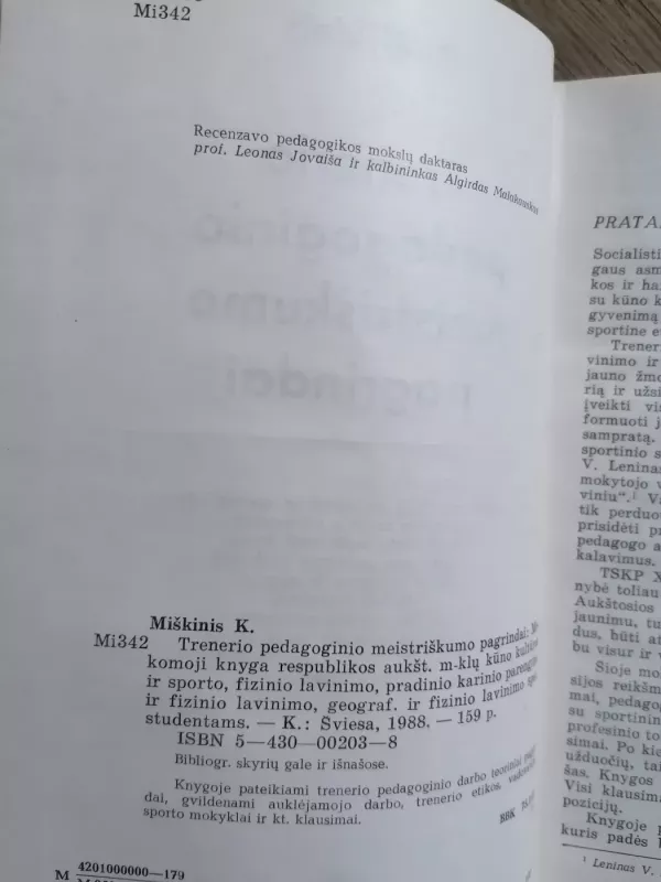 Trenerio pedagoginio meistriškumo pagrindai - Kęstutis Miškinis, knyga 4
