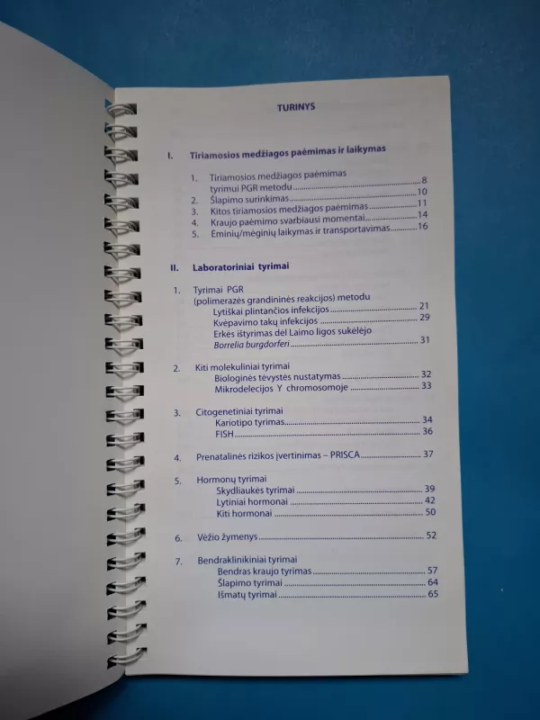 Laboratorinių tyrimų atmintinė - Įvairūs, knyga 3