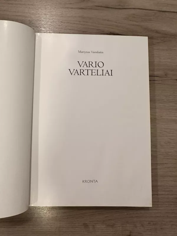 Vario varteliai - Martynas Vainilaitis, knyga 3