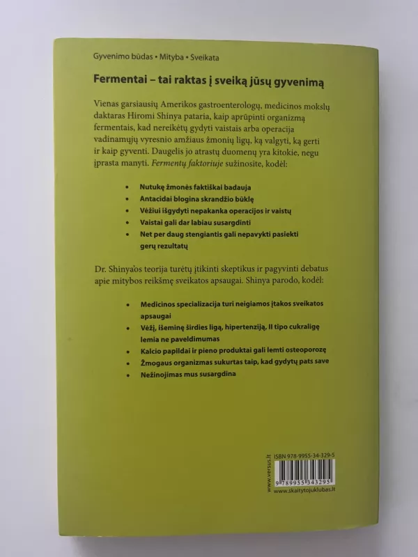 Fermentų faktorius - Shinya Hiromi, knyga 3