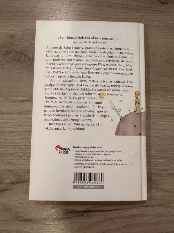 Mažasis princas - Antoine de Saint-Exupéry, knyga 5