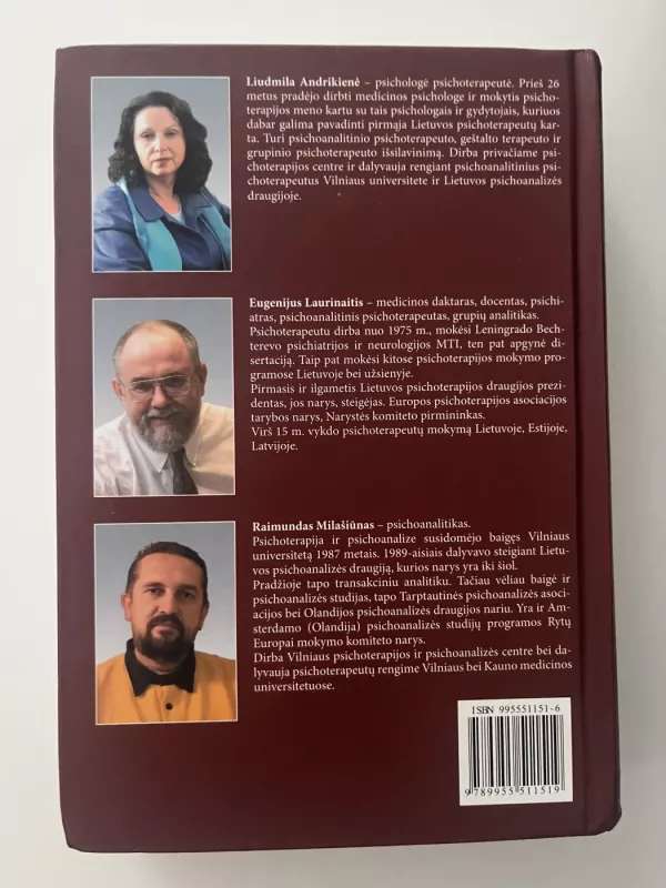 Psichoanalitinė psichoterapija - Liudmila Andrikienė, Eugenijus  Laurinaitis, Raimundas  Raimundas, knyga 3