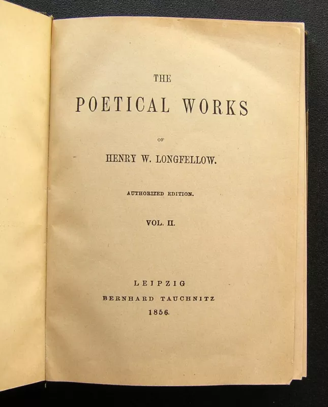 The Poetical Works of Henry W. Longfellow, Volume 2 - Henry W. Longfellow, knyga 4
