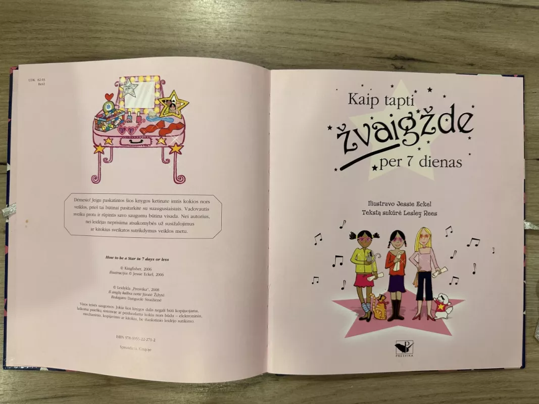 Kaip tapti žvaigžde per 7 dienas - Lesley Rees, knyga 3