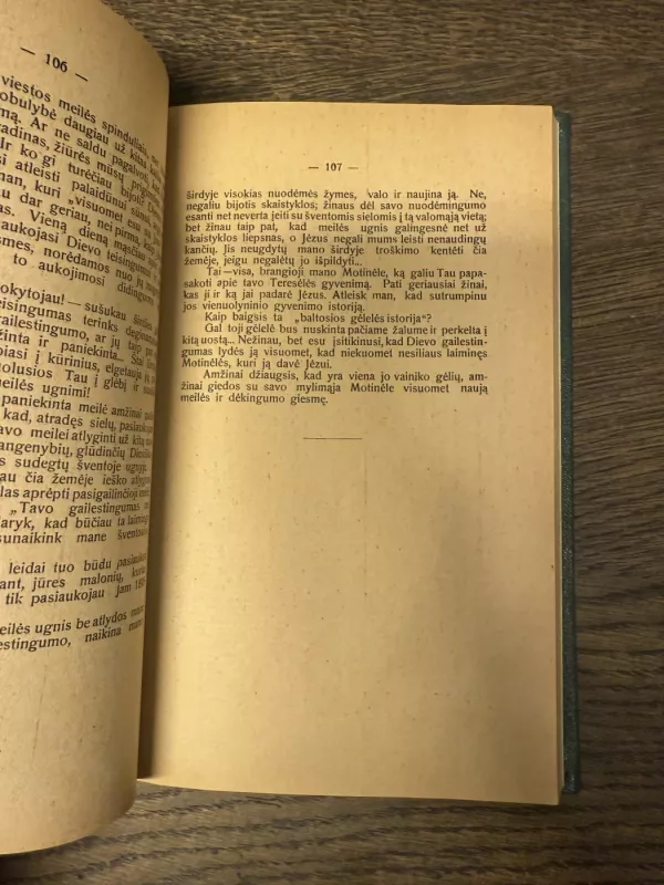 Šventosios kūdikėlio jėzaus Teresės sielos istorija 1931m. - J. Talmantas, knyga 5