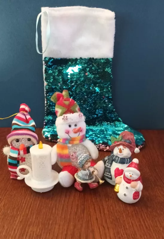 Kalėdinės dekoracijos 7vnt. - , namai ir interjeras 2