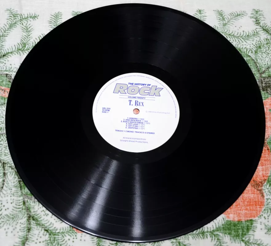 THE HISTORY OF ROCK - T.REX,SWEET,SUZI QUATRO,GARY GLITTER., plokštelė 4