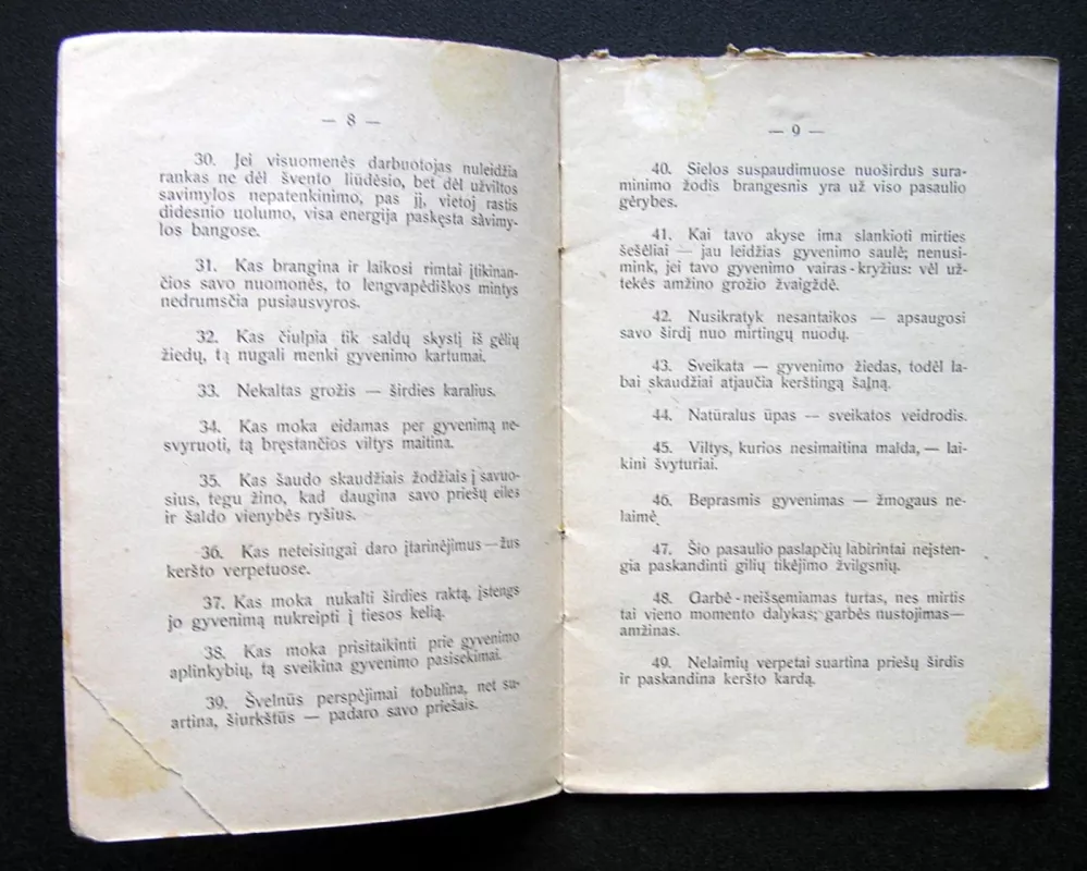 Aukso mintys - J. Tauronis (Jonas Marcinkus-Tauronis), knyga 4