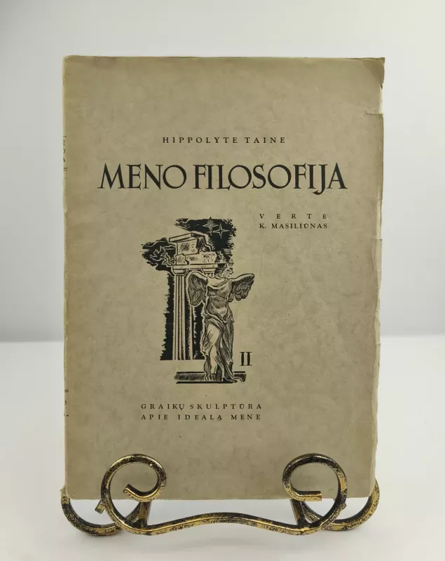 Meno filosofija II dalis, 1940m. - Hippolyte Taine, knyga 3