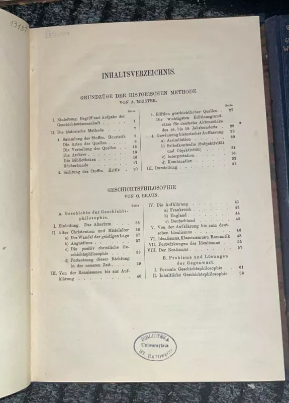 Grundriss der Geschichtswissenschaft. Band I, Abteilung 1. Lateinische Paläographie. - Dr. Bertold Bretholz, knyga 4