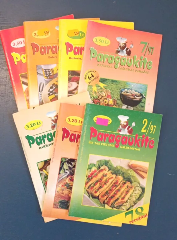 Žurnaliukai "Paragaukite", 7vnt. - Autorių kolektyvas (įvairūs), knyga 2