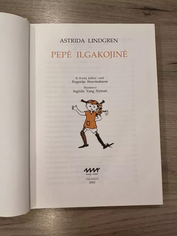 Pepė Ilgakojinė - Astrid Lindgren, knyga 3
