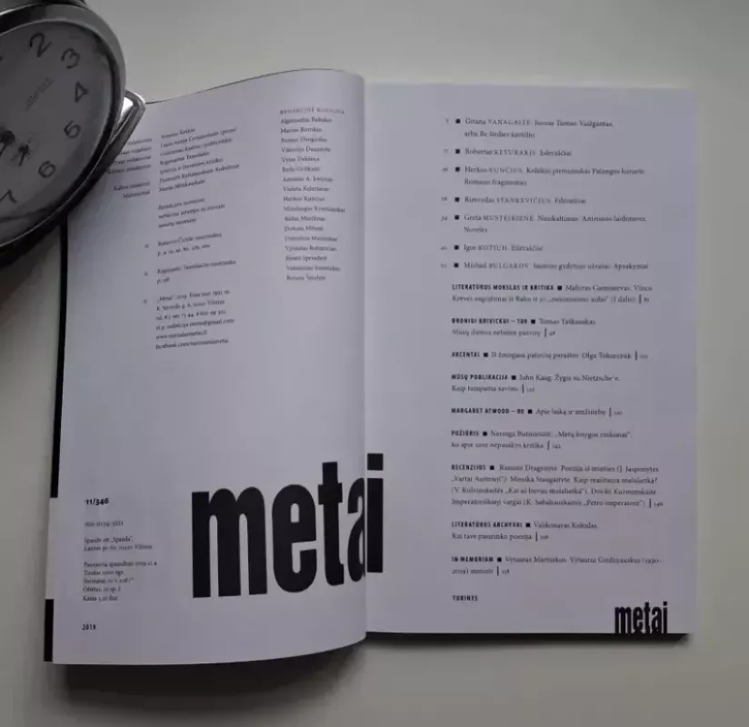 Metai, 2019 Nr. 11 - Daug autorių, knyga 3
