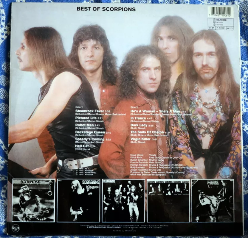 BEST OF SCORPIONS. - SKORPIONS, plokštelė 3