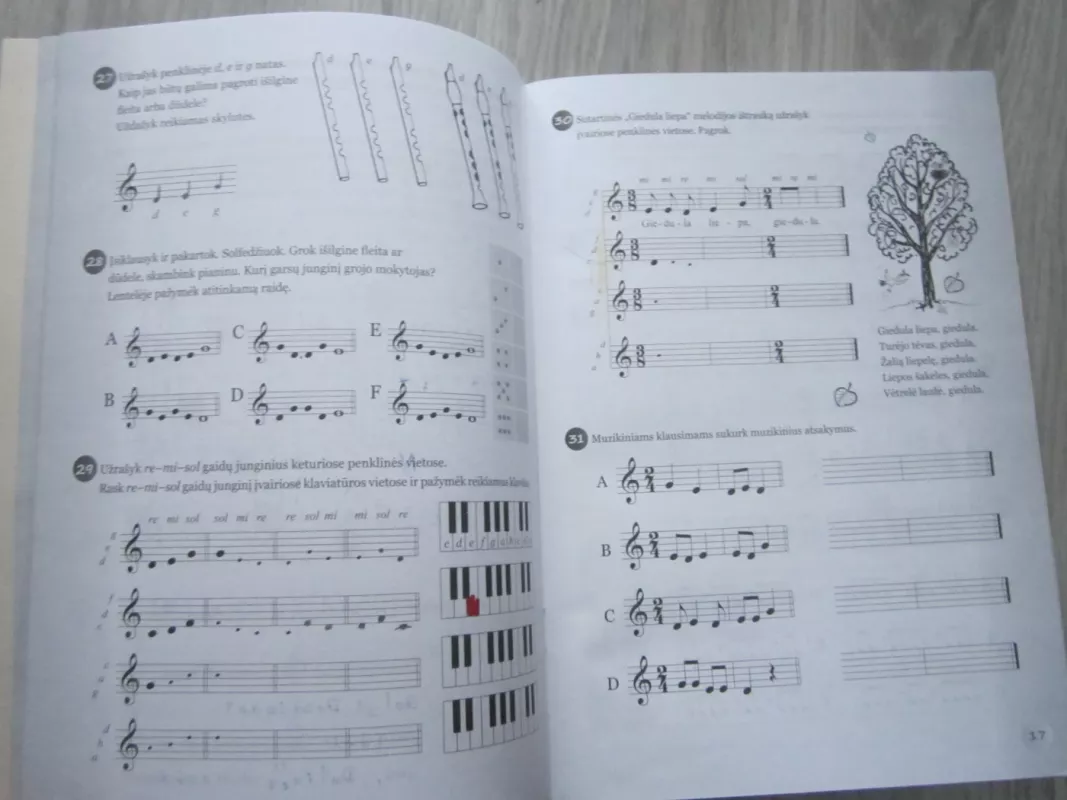 Septynios gaidos. Muzikos pratybos 5 klasei - Eirimas Velička, knyga 4