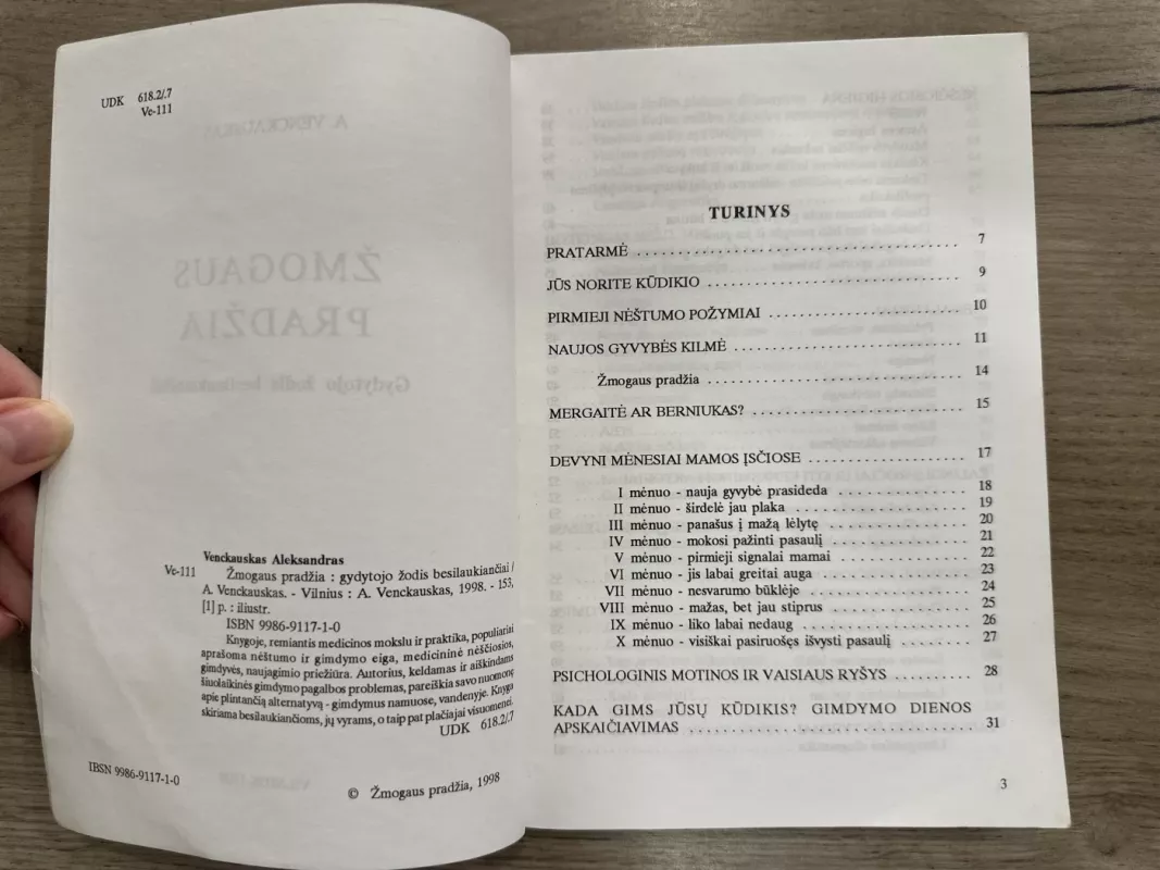 Žmogaus pradžia - Aleksandras Venckauskas, knyga 3