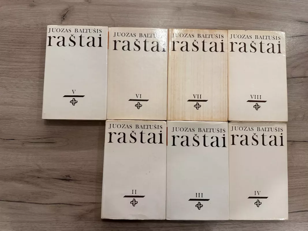 Raštai II-VIII tomai - Juozas Baltušis, knyga 3