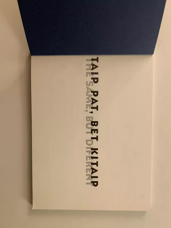 Taip pat, bet kitaip / The same, but different - Autorių kelektyvas, knyga 2