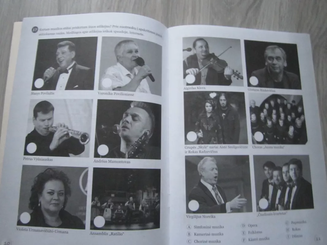 Septynios gaidos. Muzikos pratybos 5 klasei - Eirimas Velička, knyga 5