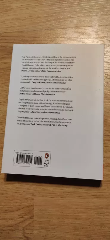Digital Minimalism - Cal Newport, knyga 3